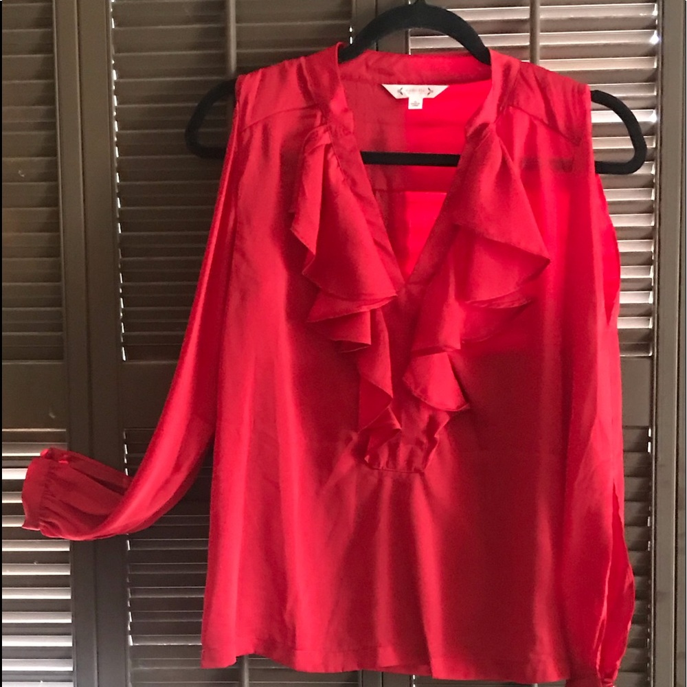 Nanette Lepore Cold Shoulder Blouse